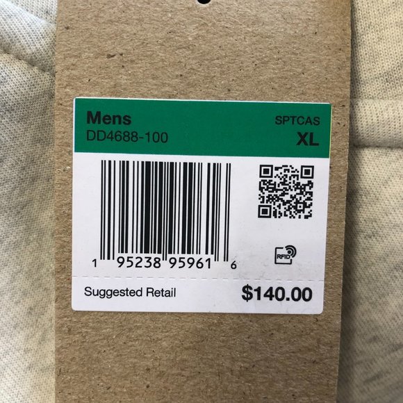 Nike Sportswear Tech Fleece Full Zip Hoodie White/Heather DD4688-100 Multi Size - Picture 9 of 12